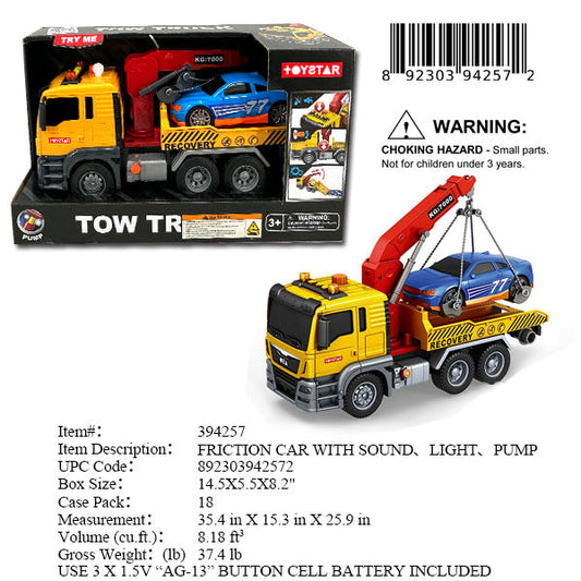 14.5X5.5X8.2"F/P IC TOW TRUCK SET
