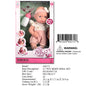 8X3.9X14.2"12"VINYL NEW BORN BABY DOLL SET