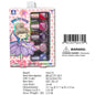 8X5.5X1.6"5PC NAIL POLISH MAKE UP SET WBX