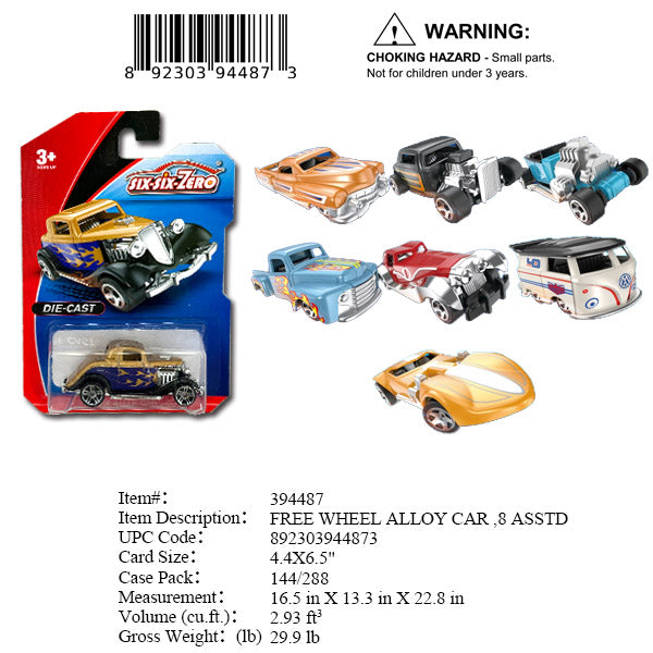 4.4X6.5"F/W DIE CAST OLD TIMER CAR