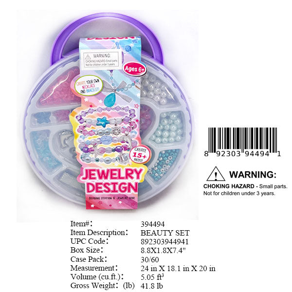 8.8X1.8X7.4"DIY JEWELRY DESIGN BEADS SET