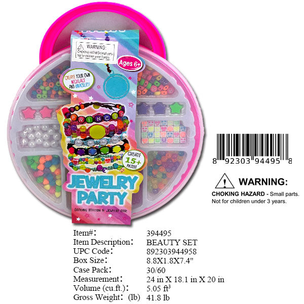 8.8X1.8X7.4"DIY JEWLERY BEADS SET