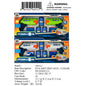 21.2X10.2X2.3"SOFT DART 2 GUN SHOOT GAME SET