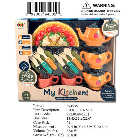 14.4X11.8X2.6"KITCHEN TEA SET WBX