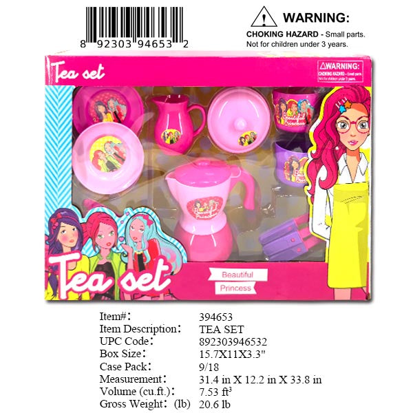 15.7X11X3.3"PLAY TEA SET