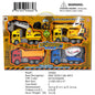 23.6X3.9X13.8"4PC CONSTRUCTION TRUCK SET WBX