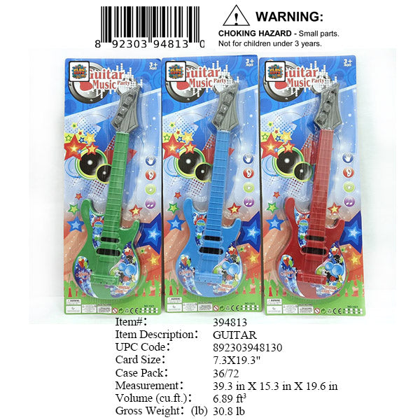 19.3X7.3"BOYS TOY GUITAR