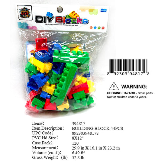 8X12"BUILDING BLOCKS 44PC