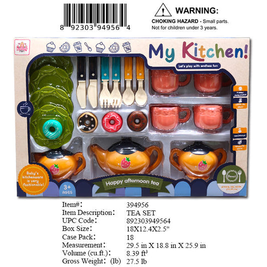 18X12.4X2.5"MY KITCHEN TEA SERVING SET