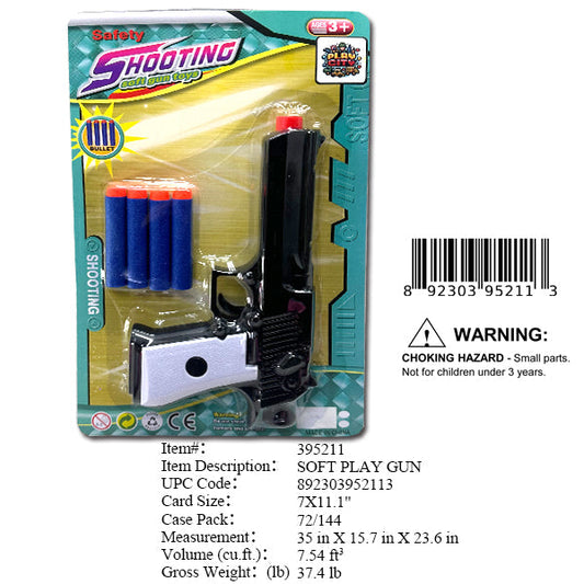 7X11.1"SOFT DART PLAY GUN SET