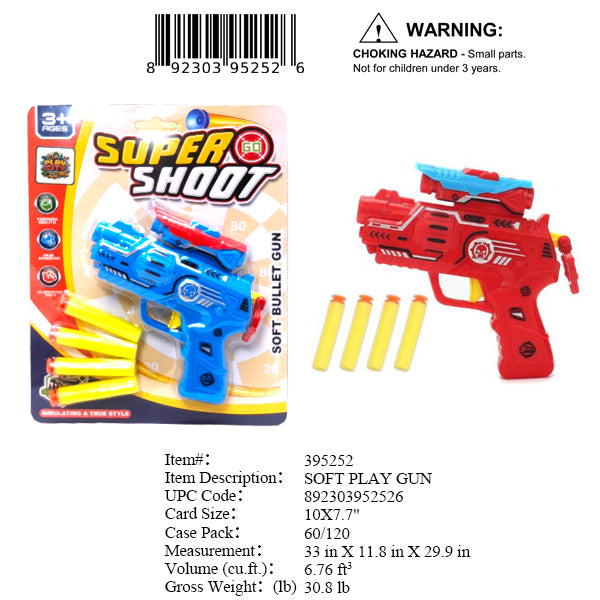 10X7.7"SOFT DART GUN PLAY SET