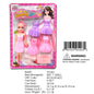 9.9X7"7"DIY SWEETY GIRL DOLL PLAY SET
