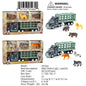 17.5X9.7X3.5"F/P ANIMALS CARRIER TRUCK SET