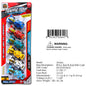 15.3X5.5"6PC PULL BACK F1 RACER CAR