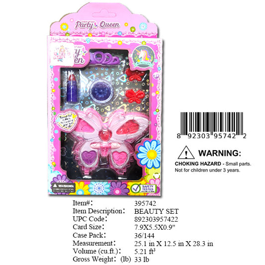 7.9X5.5X0.9"BEAUTY MAKE UP SET