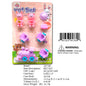6.6X11.4"RABBIT & BEAR MINI PET PLAY SET