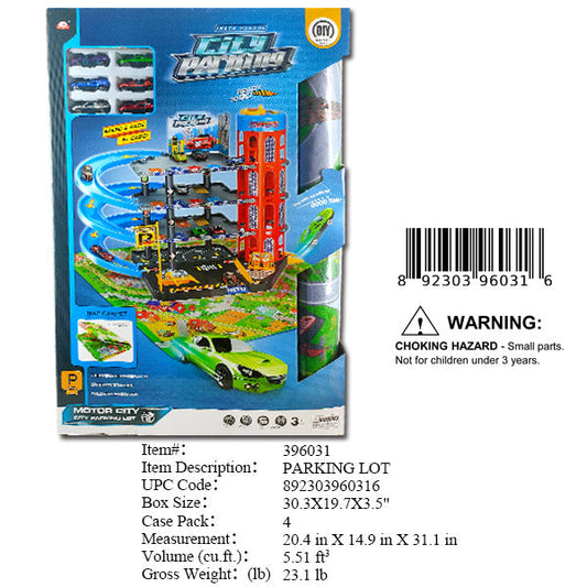 30.3X19.7X3.5"DIY CAR PARKING TRACK SET