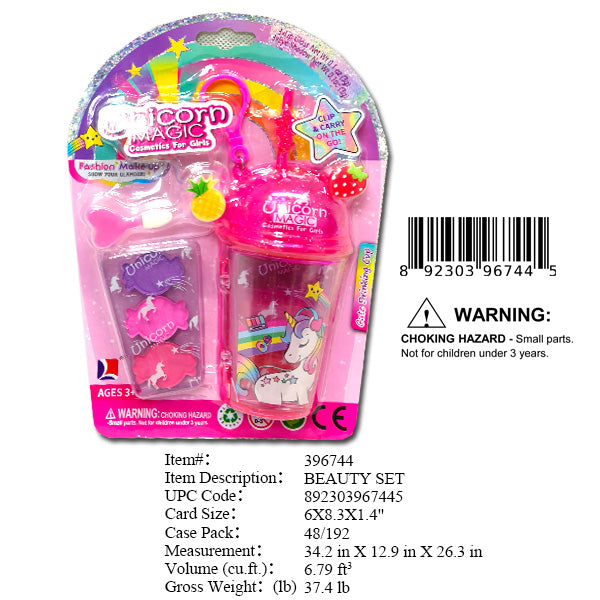 6X8.3"UNICORN MAGIC MAKE UP SET