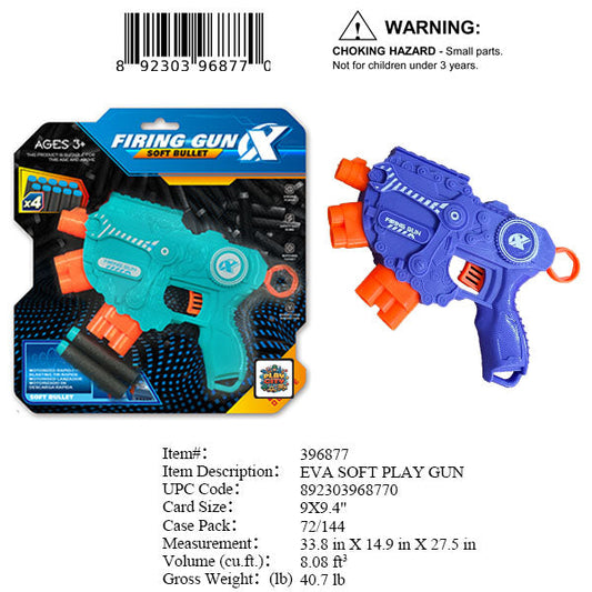9X9.4"SOFT DART PLAY GUN