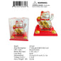 3.7X3.1X3.1"3"SOLAR FORTUNE LUCKY CAT