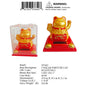 3.8X3.1X3.1"3"SOLAR FORTUNE LUCKY CAT
