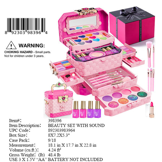 8X7.2X5.3"IC BEAUTY MAKE UP SET
