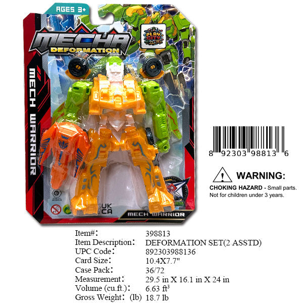 10.4X7.7" DEFORMATION SET 2 ASSTD