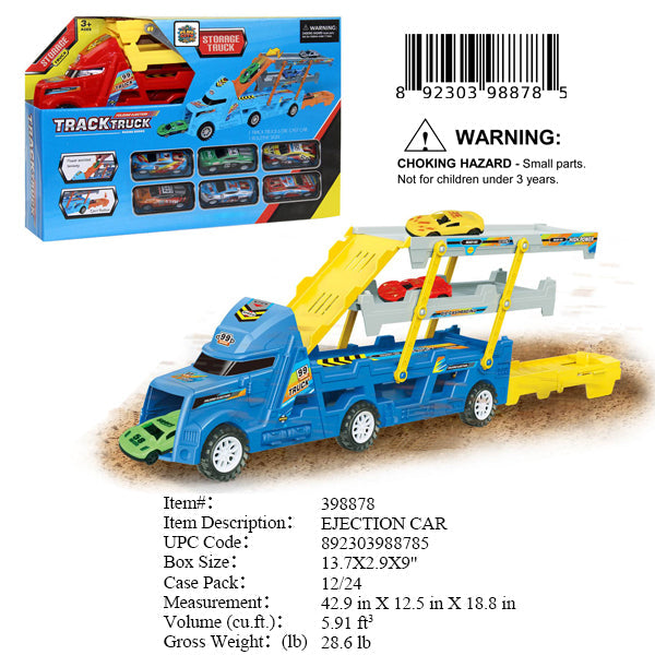 13.7X2.9X9"TRACK TRUCK CAR CARRIER SET