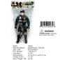 7.4X2X14.5"SOLDER ACTION DOLL