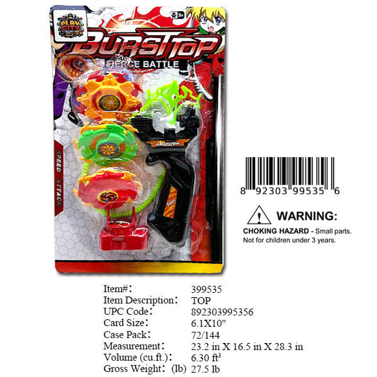 6.1X10"3 PC SPINNING TOY SET