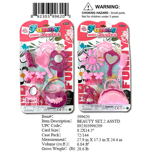 8.2X14.5"GIRLS BEAUTY PLAY SET