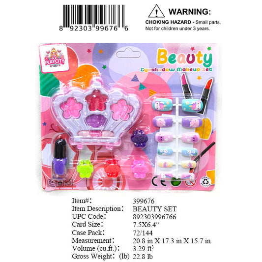 7.5X6.4"BEAUTY MAKE UP SET