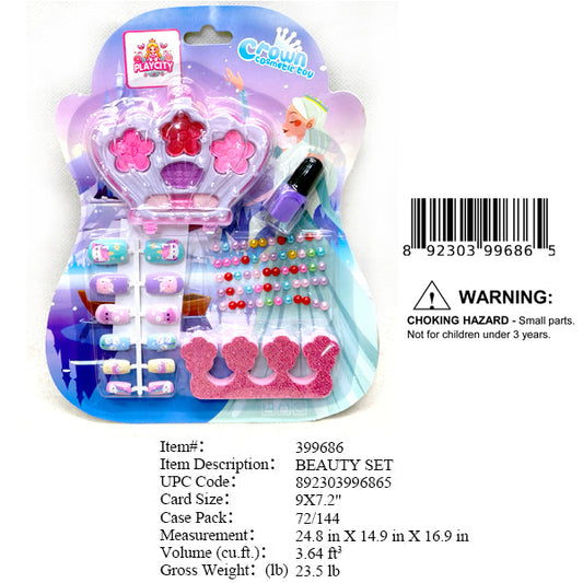 9X7.2"BEAUTY MAKE UP SET