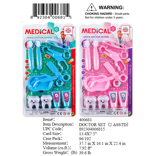 13.4X7.5"DENTINST DOCTOR SET