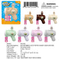 8.6X3.7X10.6"B/O BUNNY BUBBLE GUN