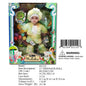 10.X2.9X13.4"12"MULISHA BABY DOLL W/DINO OUTFIT