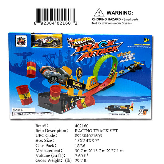 15X2.4X8.7"RACING TRACK SET