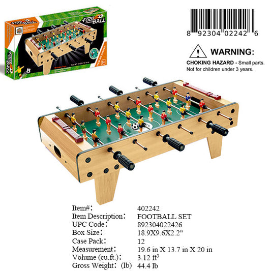 18.9X9.6X2.2"SOCCER GAME