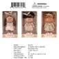 7.1X4.7X12.8"12"BABY GIRL DOLL