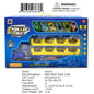 19.7X3.9X11.8"FRICTION CAR CARRIER TRUCK+6 CAR SET