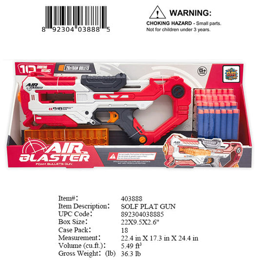 22X9.5X2.6"AIR BLASTER SOFT DART PLAY GUN