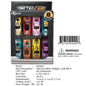 6.7X5.5X0.8"8PC F/W METAL CAR SET