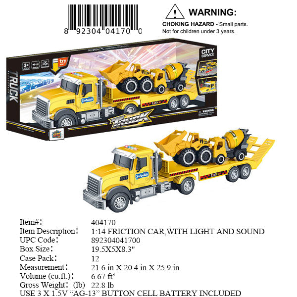 19.5X5X8.3"F/P TRAILER LOAD 2 C-TRUCKS