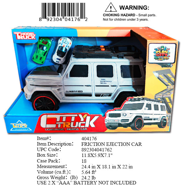 11.8X5.9X7.1"F/P IC CITY TRUCK SET