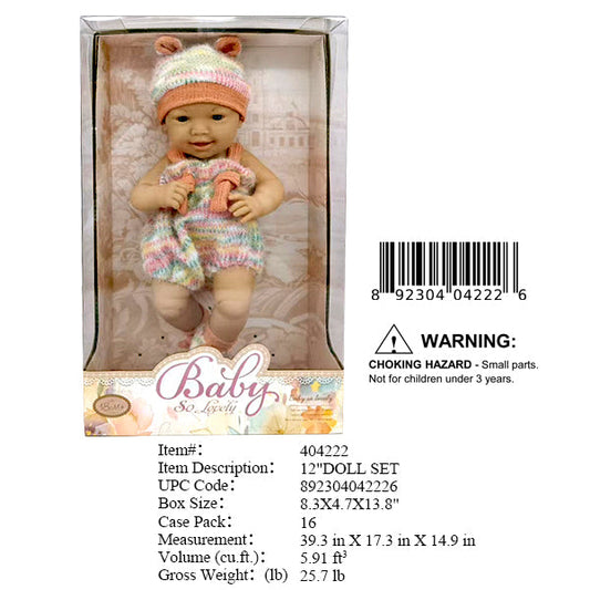 8.3X4.7X13.8"12"LOVELY DOLL