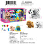 18.9X7.3X9.6"PLUSH PET CARE PLAY SET