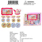 16X2.4X11.8"15PC METAL TEA SERVING PLAY SET