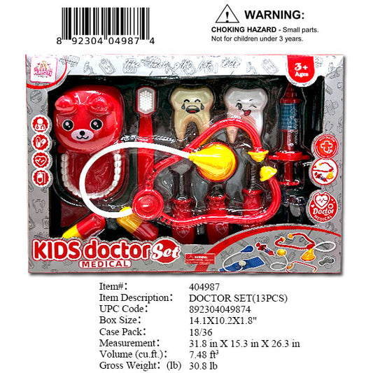 14.1X10.2X1.8"DENTIST DOCTOR SET