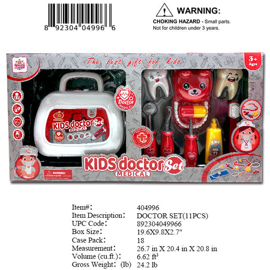 19.6X9.8X2.7"DENTIST DOCTOR SET