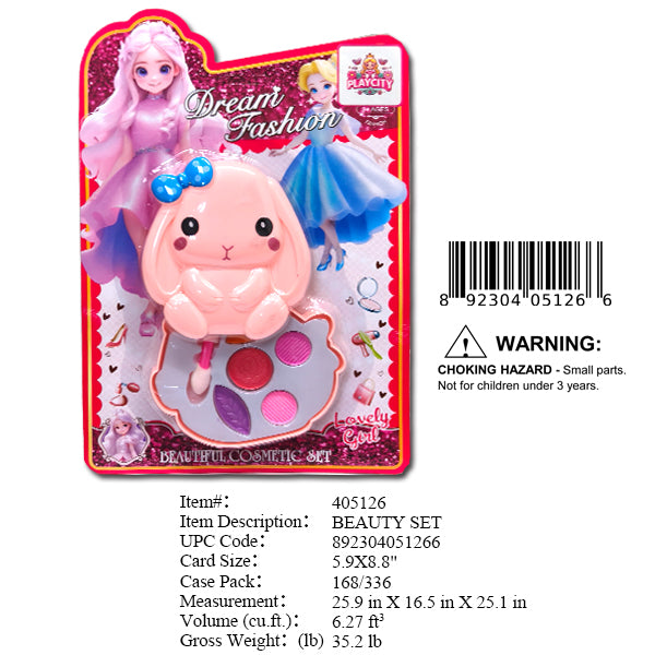 5.9X8.8"DOGGIE BEAUTY MAKE UP SET